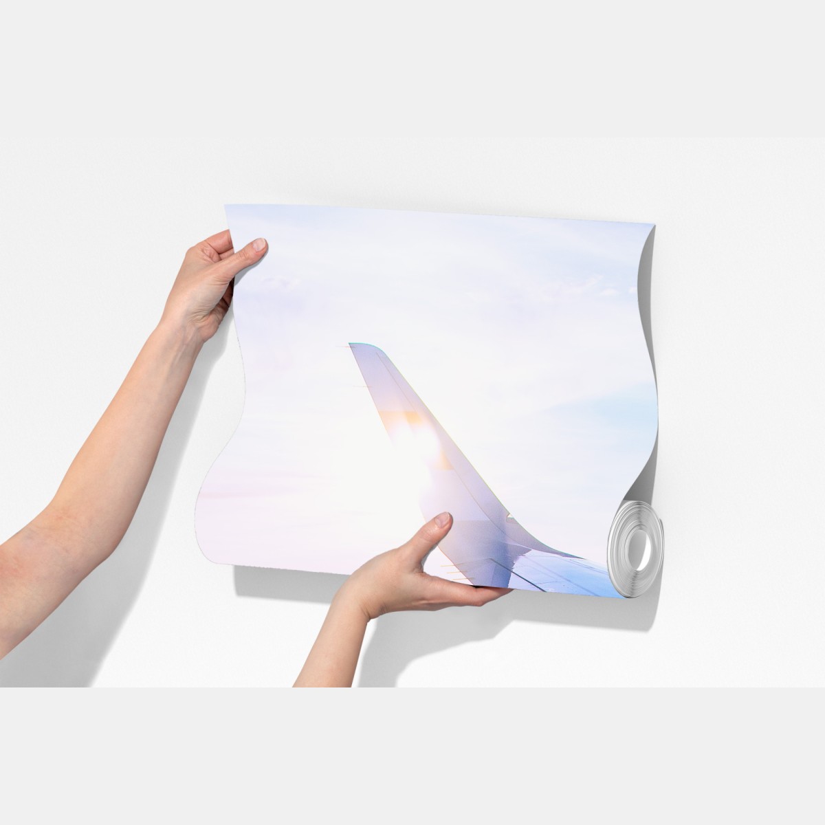 Fototapeta ponad chmurami widok z lotu ptaka – Wallissimo® Fototapeta ponad chmurami widok z lotu ptaka – Wallissimo®