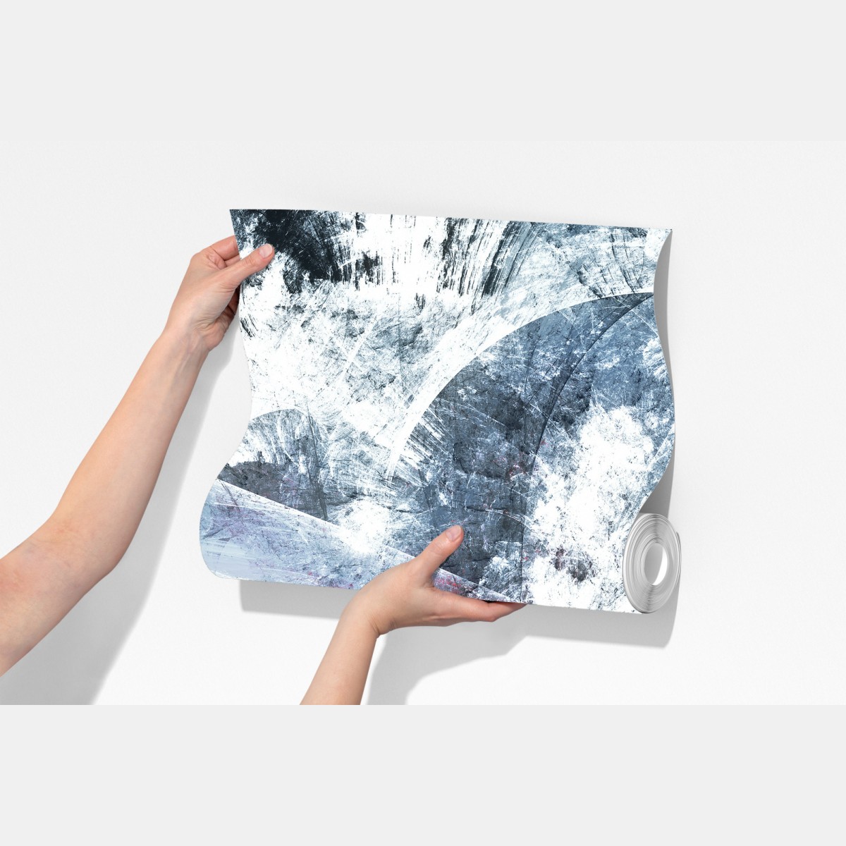 Fototapeta dynamiczna czerwona i biała abstrakcyjna kompozycja – Wallissimo® Fototapeta dynamiczna czerwona i biała abstrakcyjna kompozycja – Wallissimo®