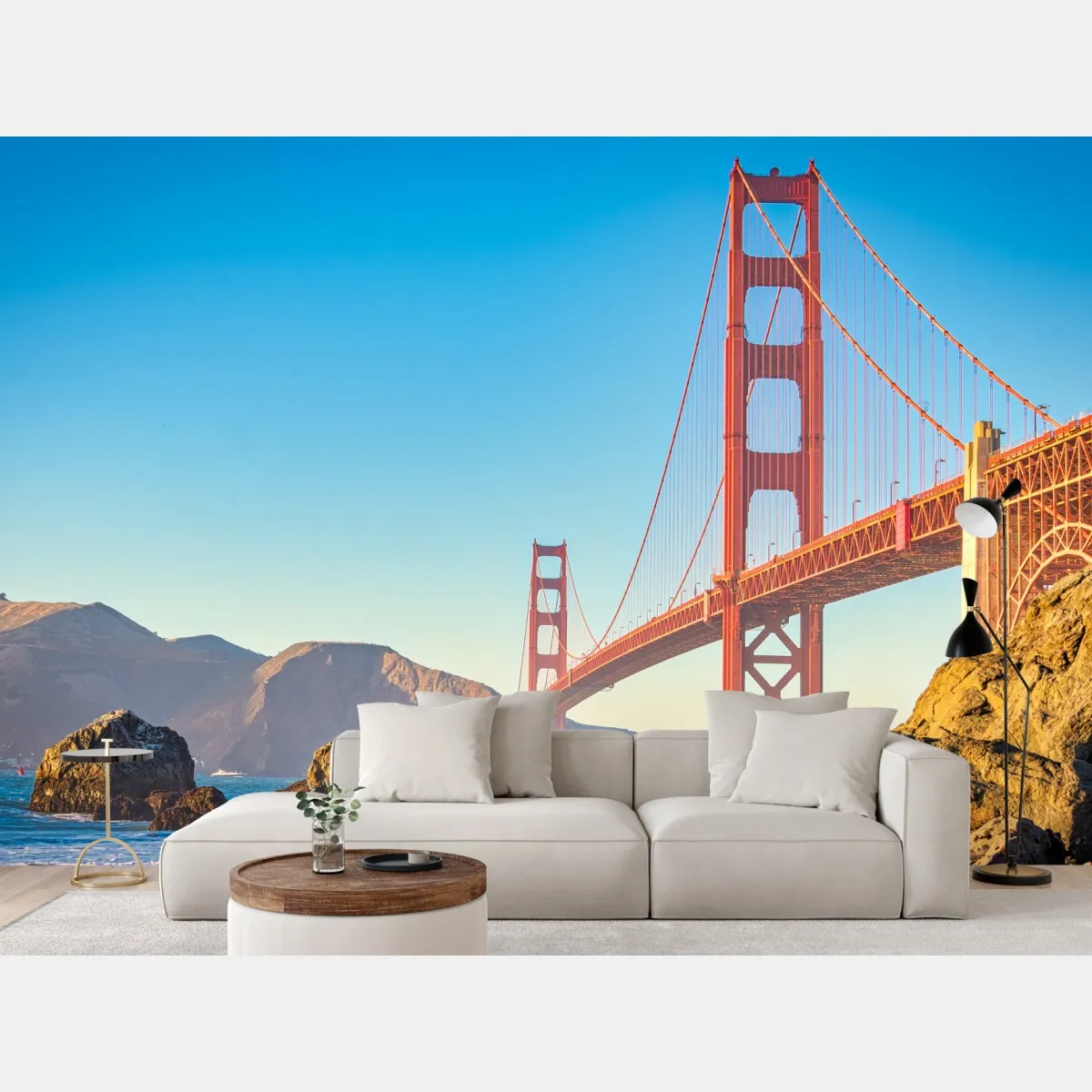 Fototapeta most Golden Gate nad zatoką San Francisco – Wallissimo® Fototapeta most Golden Gate nad zatoką San Francisco – Wallissimo®