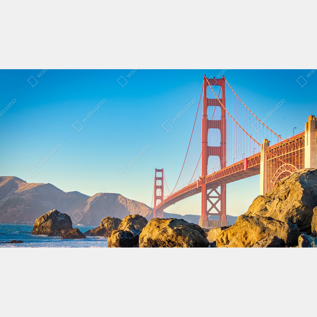 Fototapeta most Golden Gate nad zatoką San Francisco – Wallissimo® Fototapeta most Golden Gate nad zatoką San Francisco – Wallissimo®