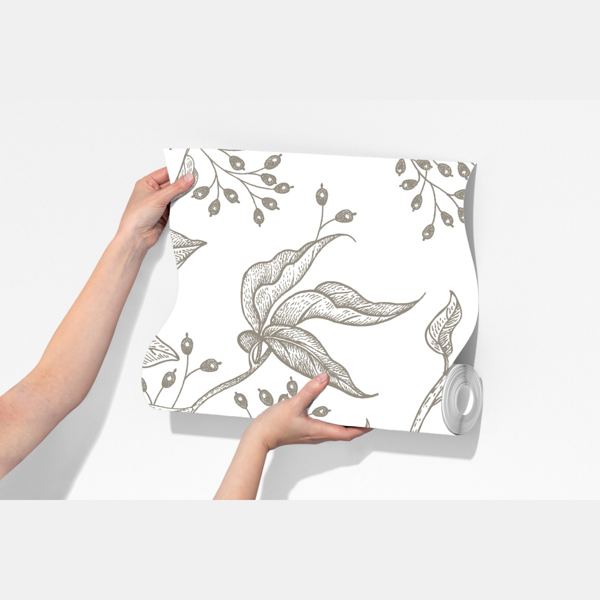 Fototapeta delikatny botaniczny wzór kwiatowy w stylu vintage – Wallissimo® Fototapeta delikatny botaniczny wzór kwiatowy w stylu vintage – Wallissimo®