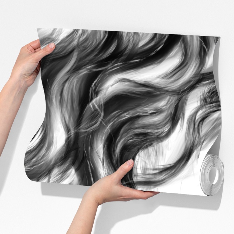 Fototapeta eteryczny monochromatyczny portret – Wallissimo® Fototapeta eteryczny monochromatyczny portret – Wallissimo®