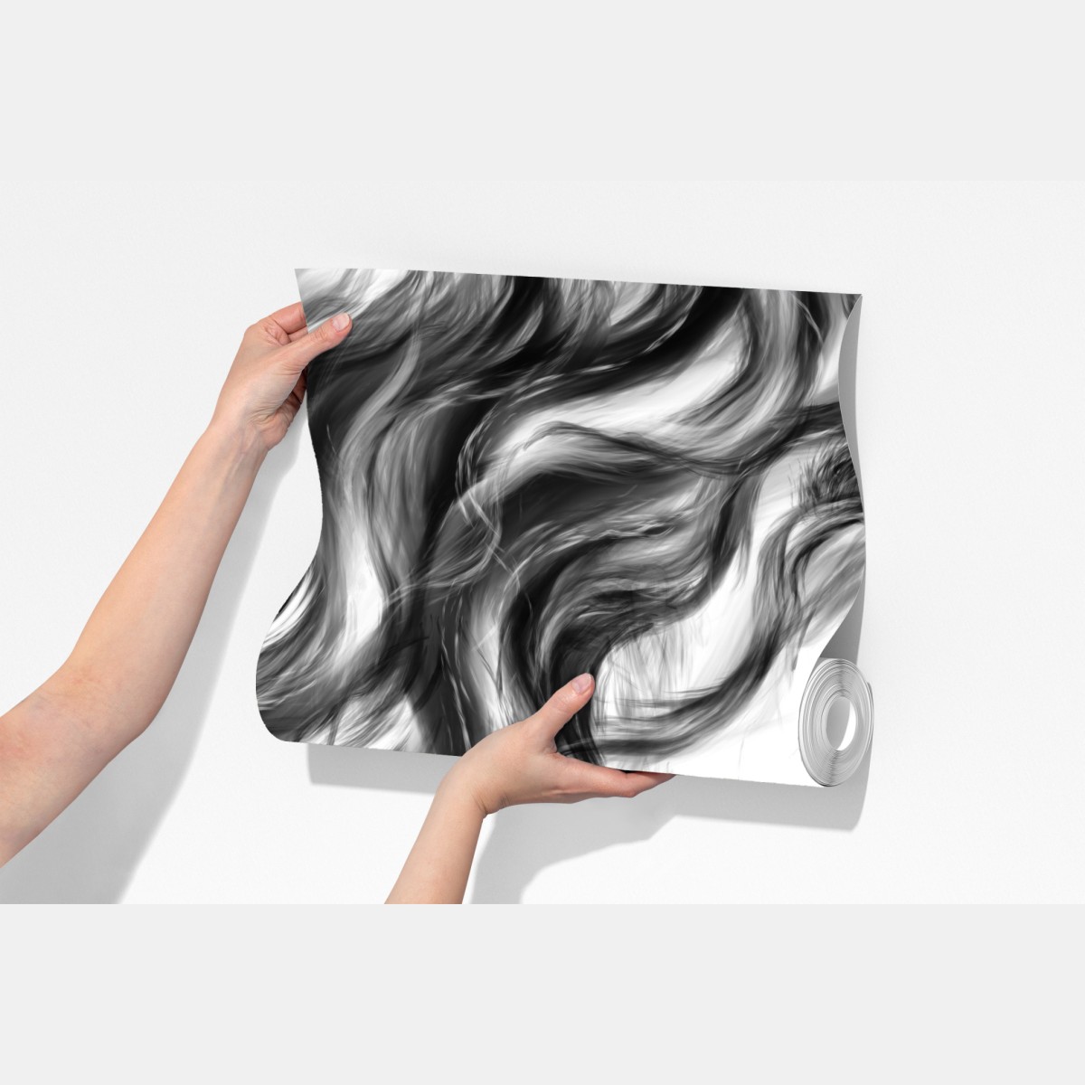 Fototapeta eteryczny monochromatyczny portret – Wallissimo® Fototapeta eteryczny monochromatyczny portret – Wallissimo®