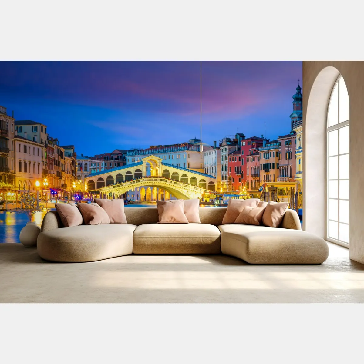 Fototapeta most Rialto o zmierzchu, Wenecja – Wallissimo® Fototapeta most Rialto o zmierzchu, Wenecja – Wallissimo®