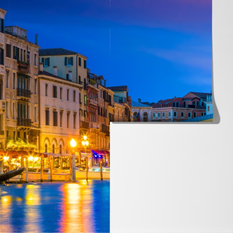 Fototapeta most Rialto o zmierzchu, Wenecja – Wallissimo® Fototapeta most Rialto o zmierzchu, Wenecja – Wallissimo®