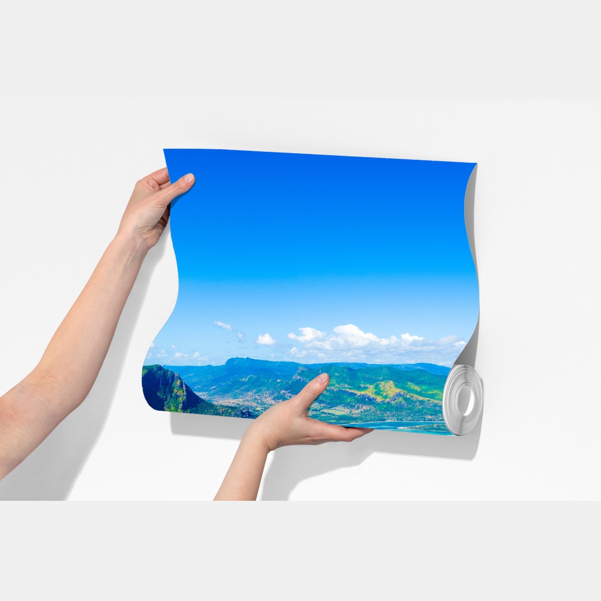 Fototapeta panorama Le Morne nad laguną Mauritiusa – Wallissimo® Fototapeta panorama Le Morne nad laguną Mauritiusa – Wallissimo®