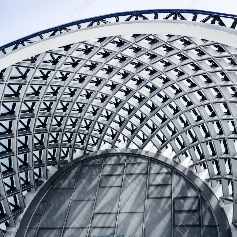 Fototapeta geometryczny łuk nowoczesnej architektury – Wallissimo® Fototapeta geometryczny łuk nowoczesnej architektury – Wallissimo®