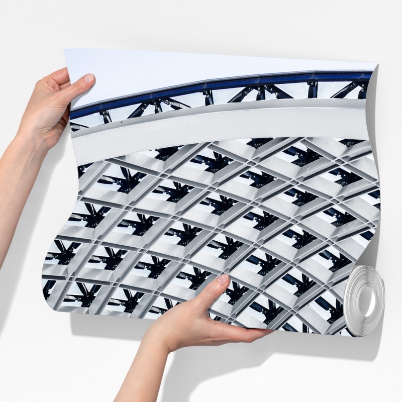 Fototapeta geometryczny łuk nowoczesnej architektury – Wallissimo® Fototapeta geometryczny łuk nowoczesnej architektury – Wallissimo®