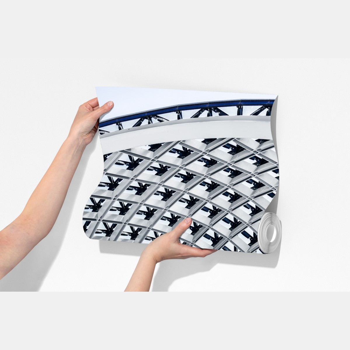 Fototapeta geometryczny łuk nowoczesnej architektury – Wallissimo® Fototapeta geometryczny łuk nowoczesnej architektury – Wallissimo®