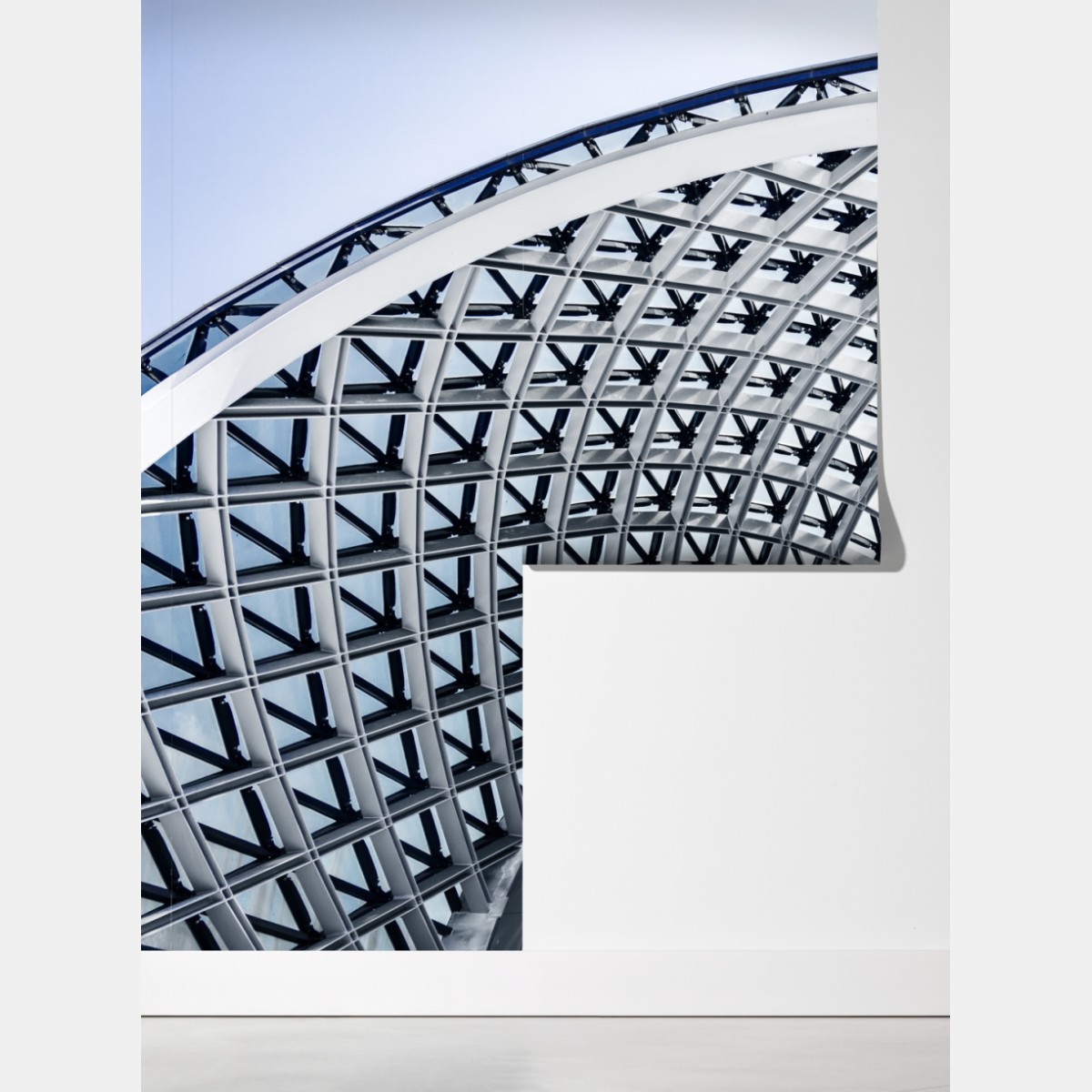 Fototapeta geometryczny łuk nowoczesnej architektury – Wallissimo® Fototapeta geometryczny łuk nowoczesnej architektury – Wallissimo®