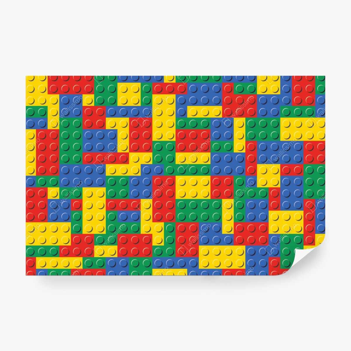 Fototapeta kolorowy wzór klocków konstrukcyjnych – Wallissimo® Fototapeta kolorowy wzór klocków konstrukcyjnych – Wallissimo®