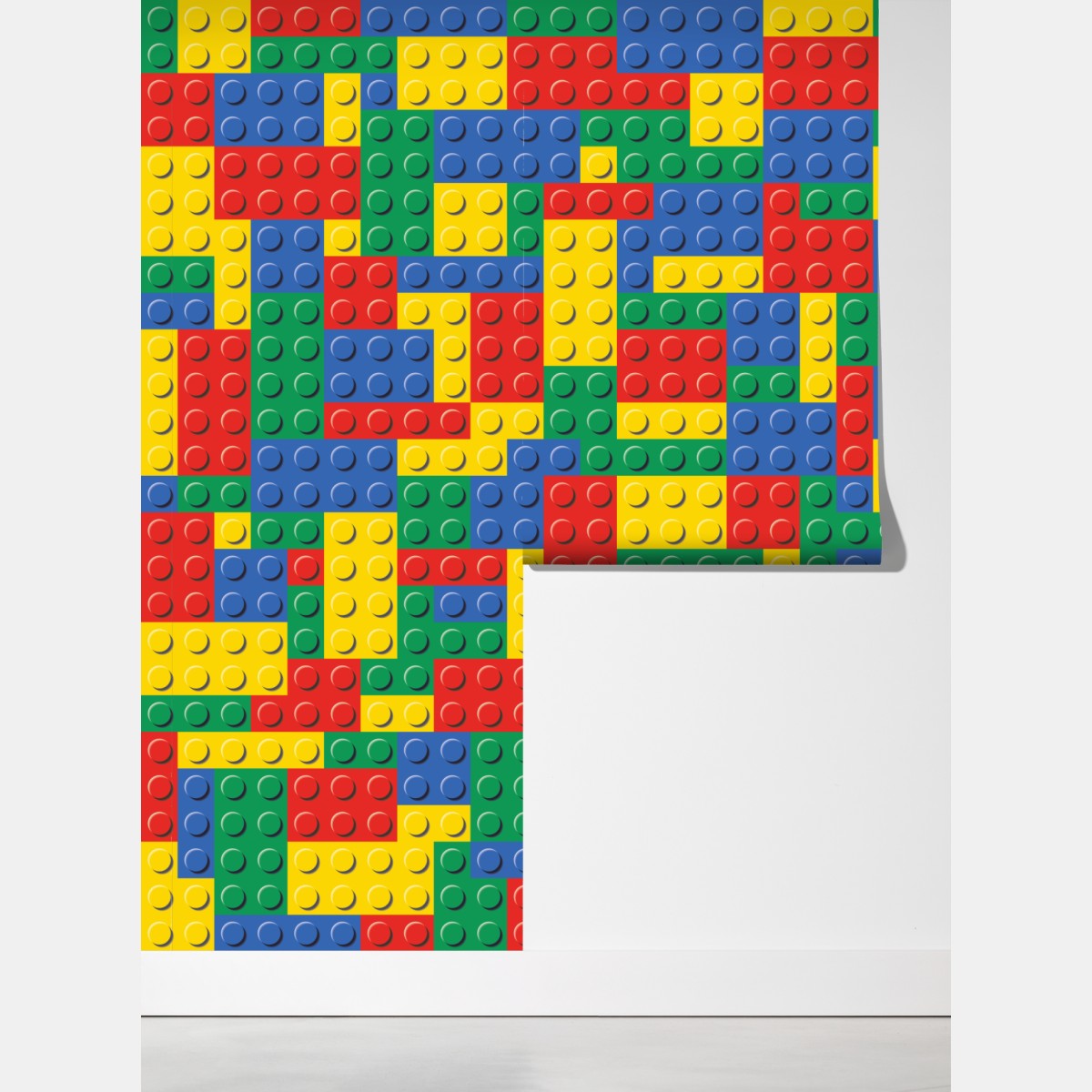 Fototapeta kolorowy wzór klocków konstrukcyjnych – Wallissimo® Fototapeta kolorowy wzór klocków konstrukcyjnych – Wallissimo®