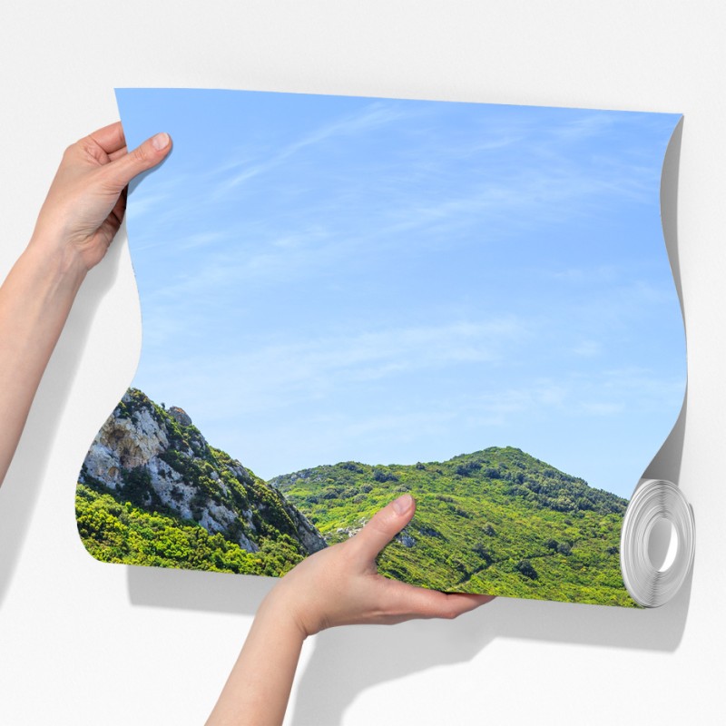 Fototapeta turkusowa zatoka na wyspie – Wallissimo® Fototapeta turkusowa zatoka na wyspie – Wallissimo®