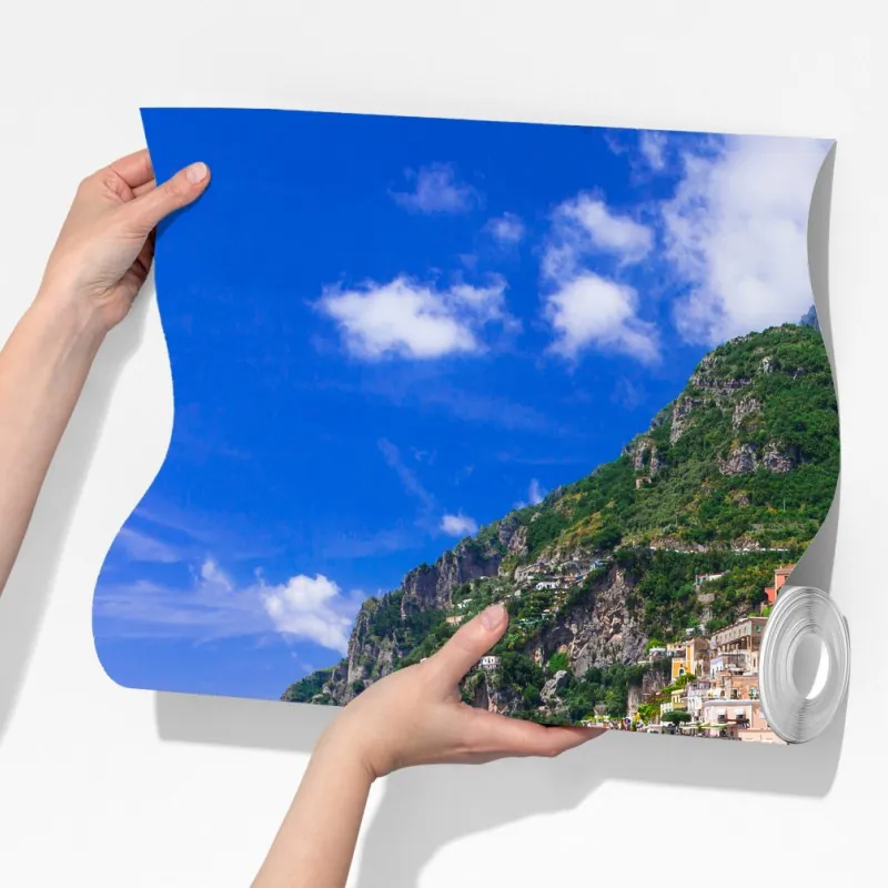 Fototapeta słoneczna panorama Positano na Wybrzeżu Amalfi – Wallissimo® Fototapeta słoneczna panorama Positano na Wybrzeżu Amalfi – Wallissimo®