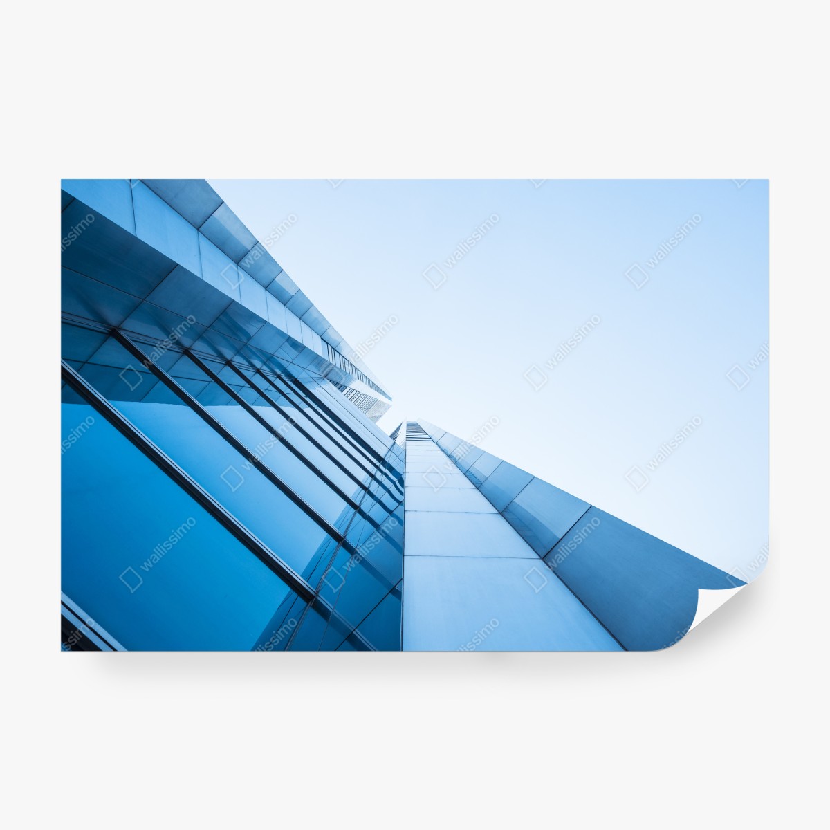 Fototapeta nowoczesna niebieska szklana elewacja – Wallissimo® Fototapeta nowoczesna niebieska szklana elewacja – Wallissimo®