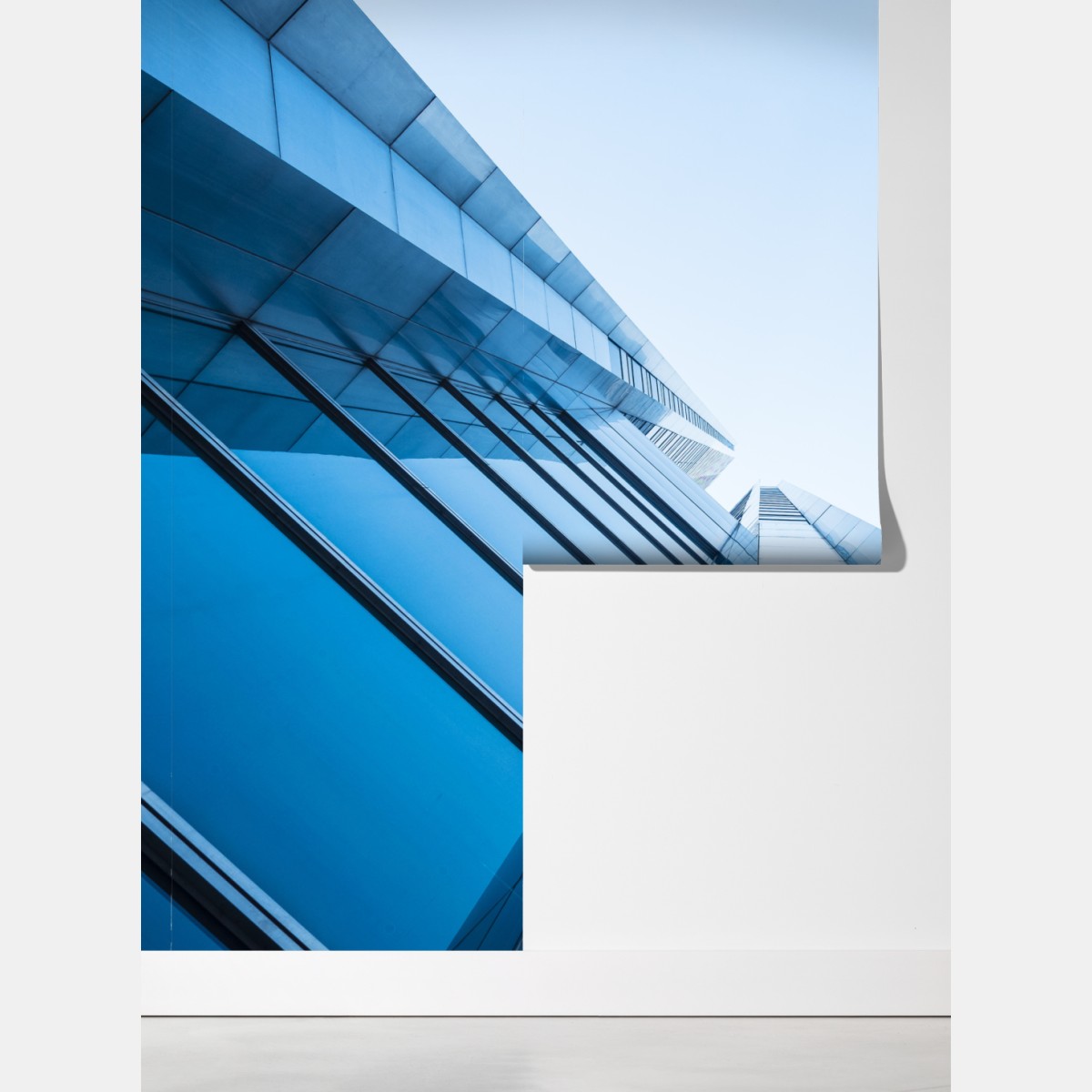 Fototapeta nowoczesna niebieska szklana elewacja – Wallissimo® Fototapeta nowoczesna niebieska szklana elewacja – Wallissimo®