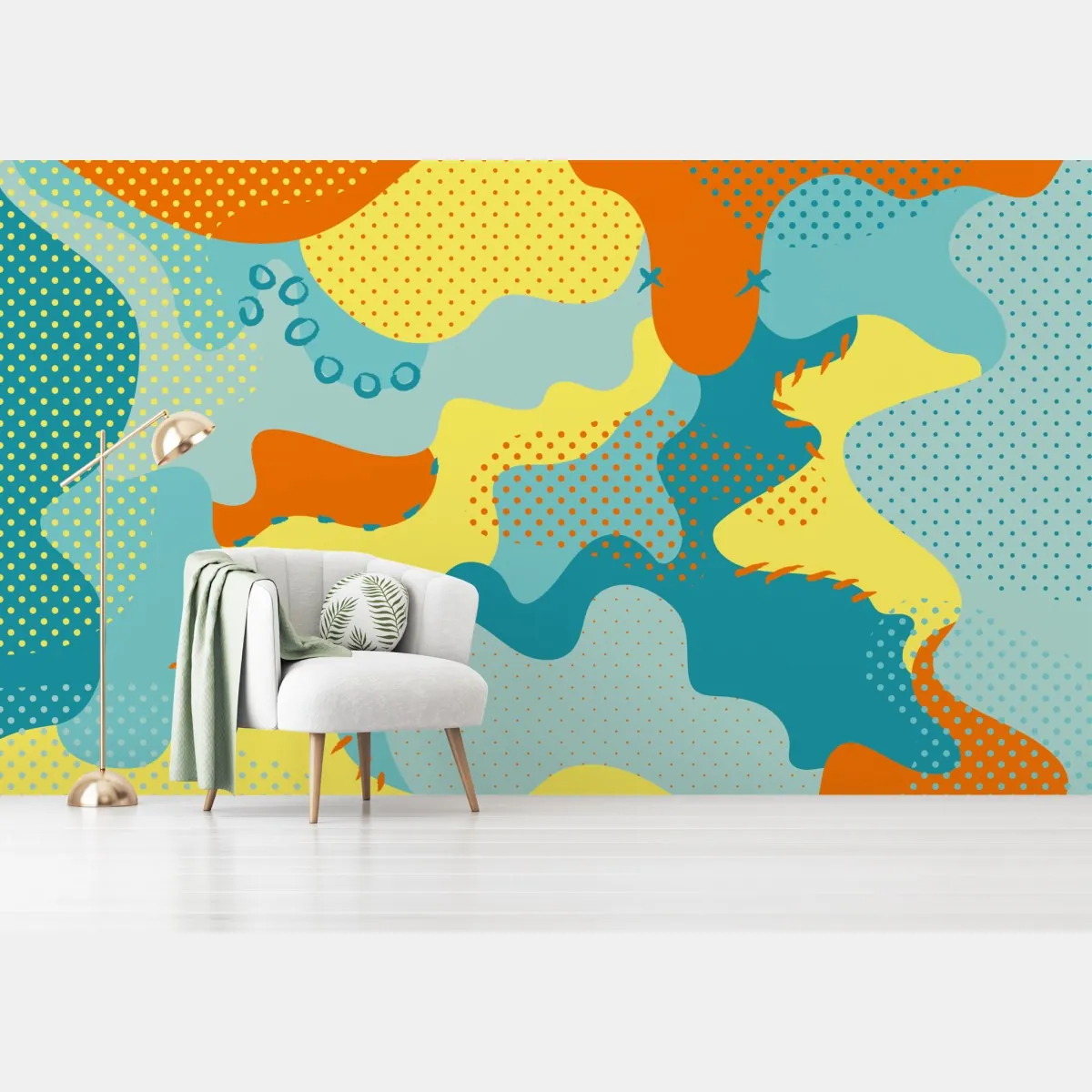 Fototapeta żywy abstrakcyjny motyw pop-art – Wallissimo® Fototapeta żywy abstrakcyjny motyw pop-art – Wallissimo®