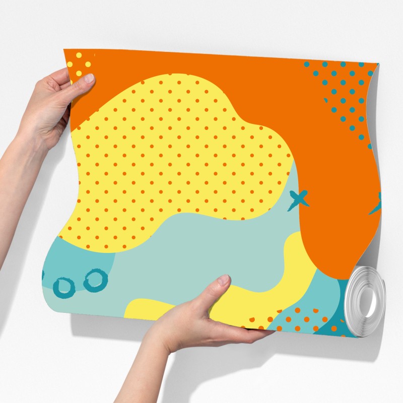 Fototapeta żywy abstrakcyjny motyw pop-art – Wallissimo® Fototapeta żywy abstrakcyjny motyw pop-art – Wallissimo®