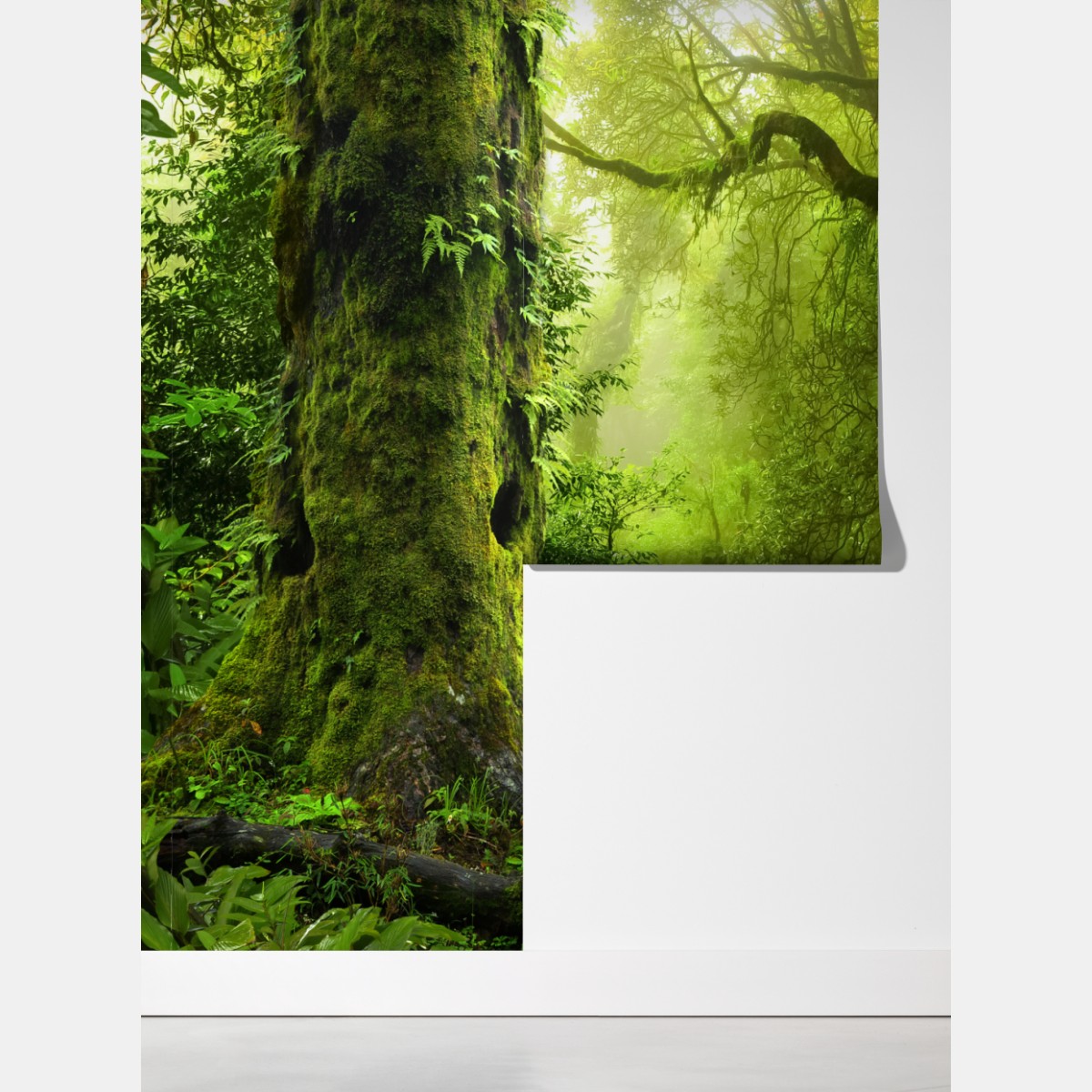 Fototapeta zaczarowany zielony leśny strumień – Wallissimo® Fototapeta zaczarowany zielony leśny strumień – Wallissimo®