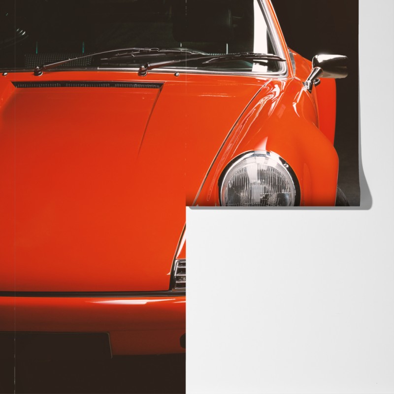 Fototapeta czerwony zabytkowy samochód sportowy zbliżenie – Wallissimo® Fototapeta czerwony zabytkowy samochód sportowy zbliżenie – Wallissimo®