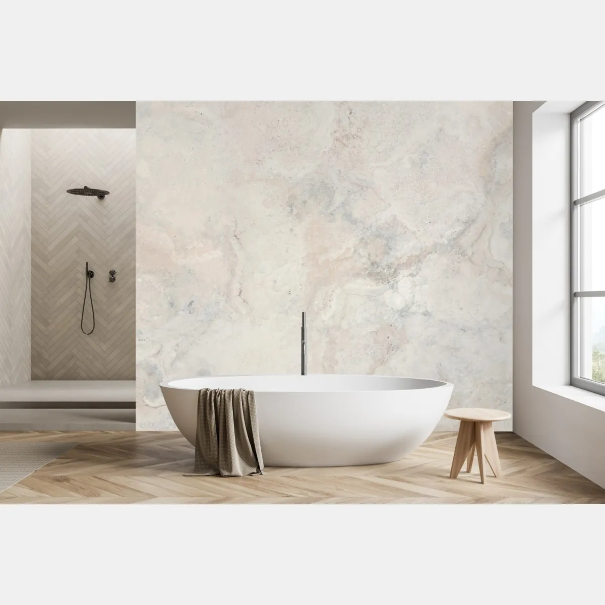 Fototapeta miękka beżowa tekstura marmuru – Wallissimo® Fototapeta miękka beżowa tekstura marmuru – Wallissimo®