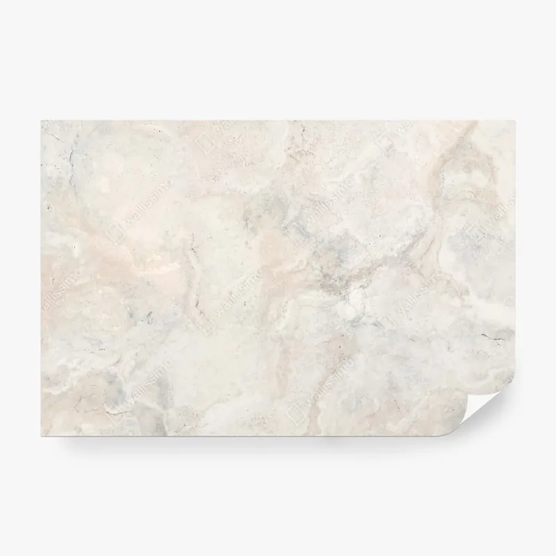 Wall mural soft beige marble texture