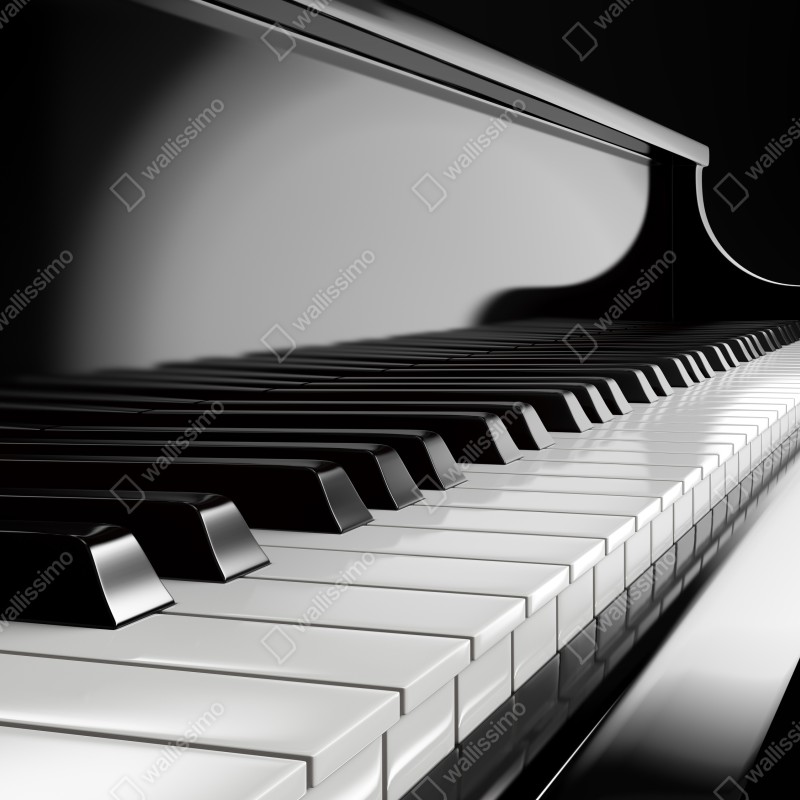 Fototapeta eleganckie czarno-białe klawisze fortepianu – Wallissimo® Fototapeta eleganckie czarno-białe klawisze fortepianu – Wallissimo®
