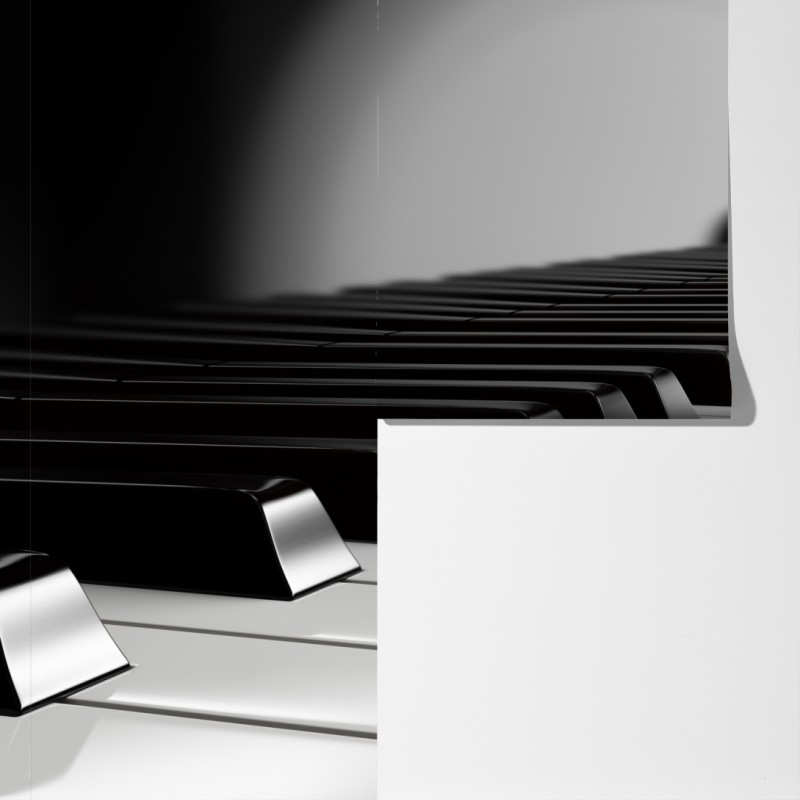 Fototapeta eleganckie czarno-białe klawisze fortepianu – Wallissimo® Fototapeta eleganckie czarno-białe klawisze fortepianu – Wallissimo®