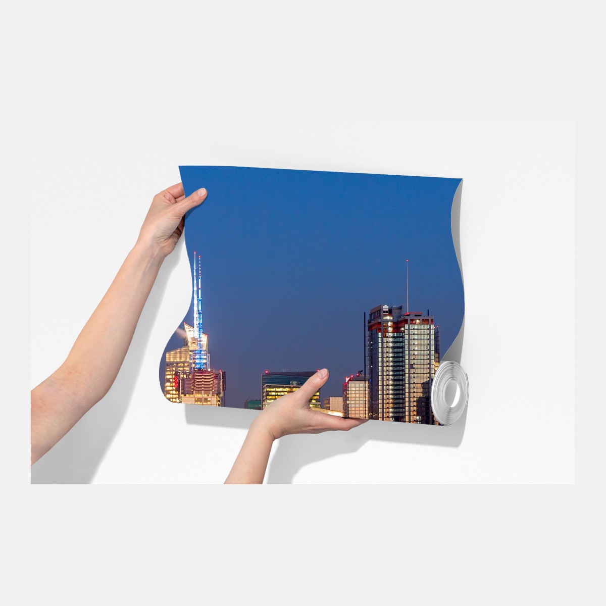 Fototapeta panorama Nowego Jorku o zmierzchu – Wallissimo® Fototapeta panorama Nowego Jorku o zmierzchu – Wallissimo®