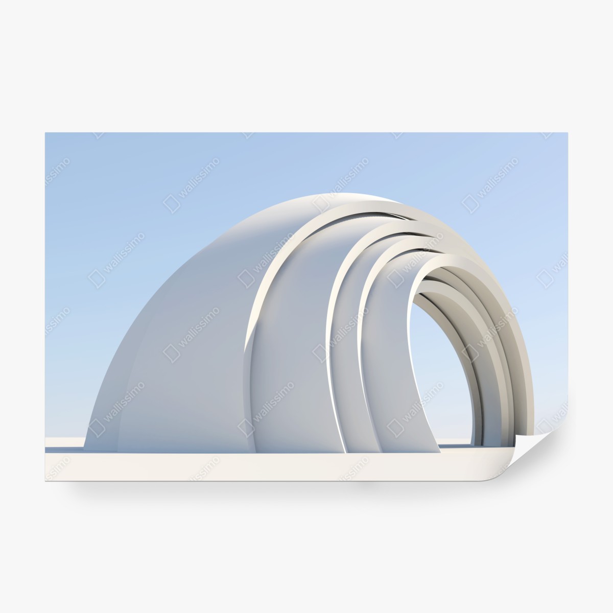 Fototapeta minimalistyczna rzeźba łuku – Wallissimo® Fototapeta minimalistyczna rzeźba łuku – Wallissimo®