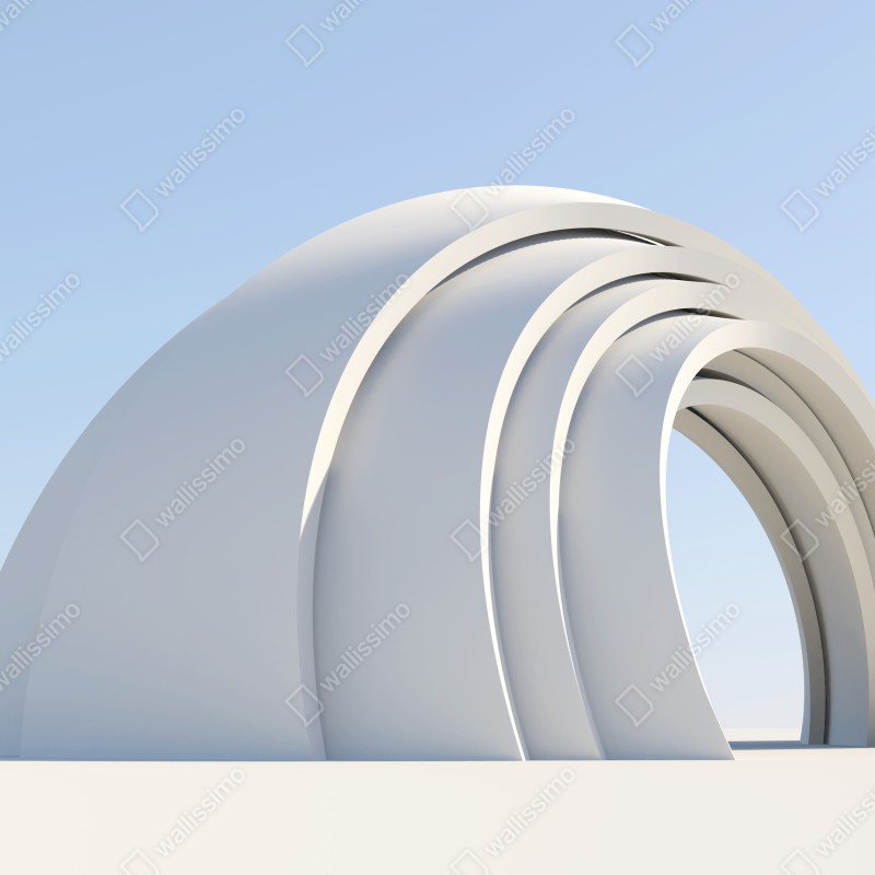 Fototapeta minimalistyczna rzeźba łuku – Wallissimo® Fototapeta minimalistyczna rzeźba łuku – Wallissimo®