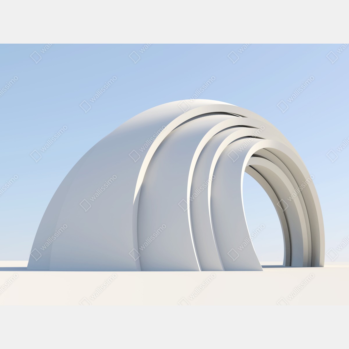 Fototapeta minimalistyczna rzeźba łuku – Wallissimo® Fototapeta minimalistyczna rzeźba łuku – Wallissimo®