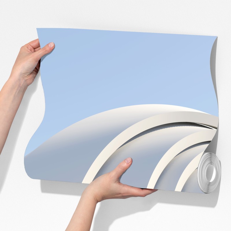 Fototapeta minimalistyczna rzeźba łuku – Wallissimo® Fototapeta minimalistyczna rzeźba łuku – Wallissimo®