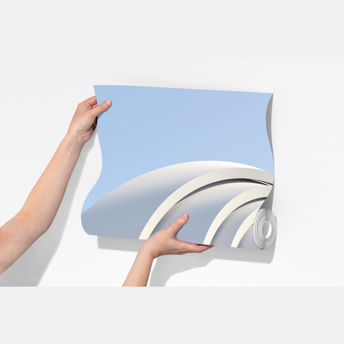 Fototapeta minimalistyczna rzeźba łuku – Wallissimo® Fototapeta minimalistyczna rzeźba łuku – Wallissimo®