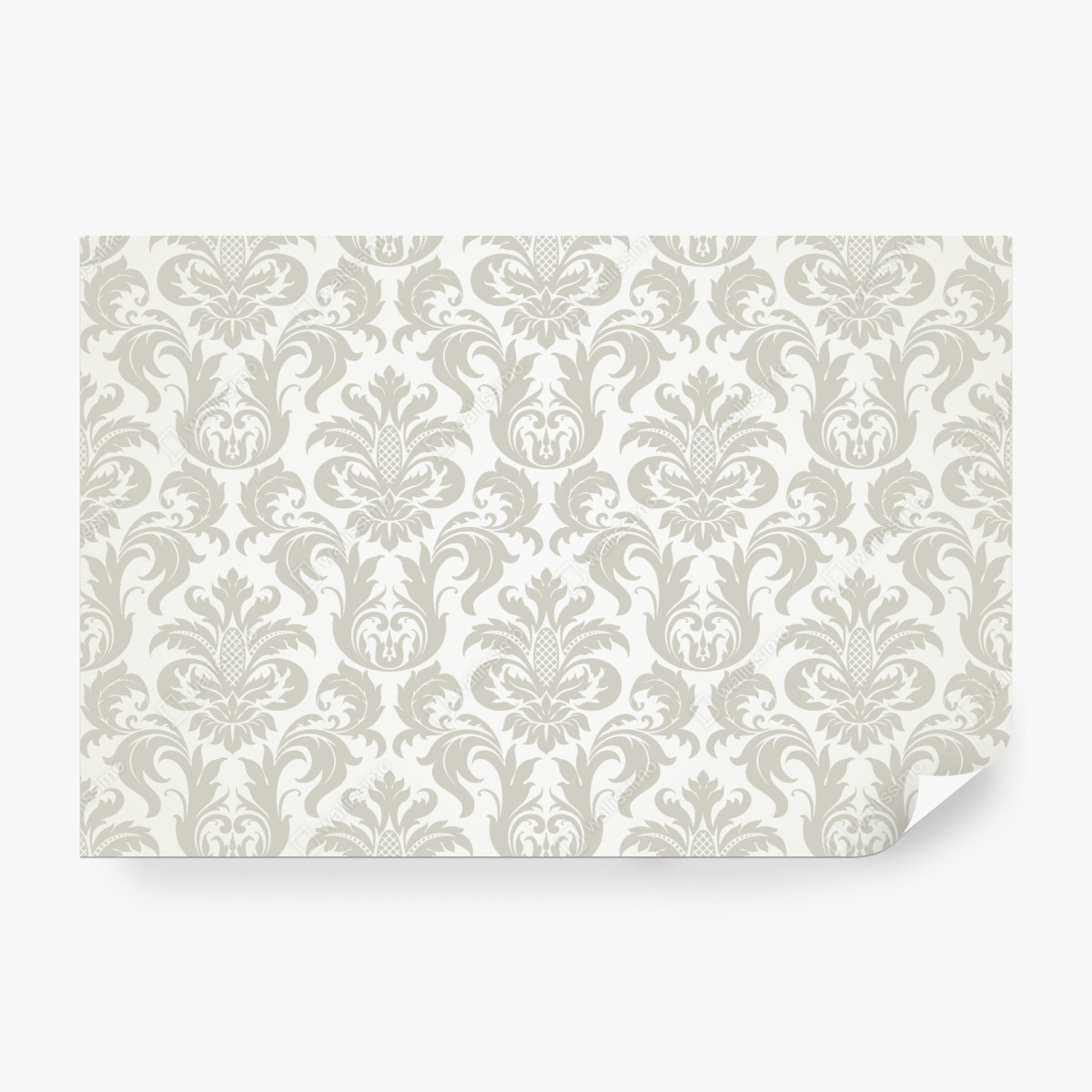 Fototapeta elegancki beżowy wzór damask – Wallissimo® Fototapeta elegancki beżowy wzór damask – Wallissimo®
