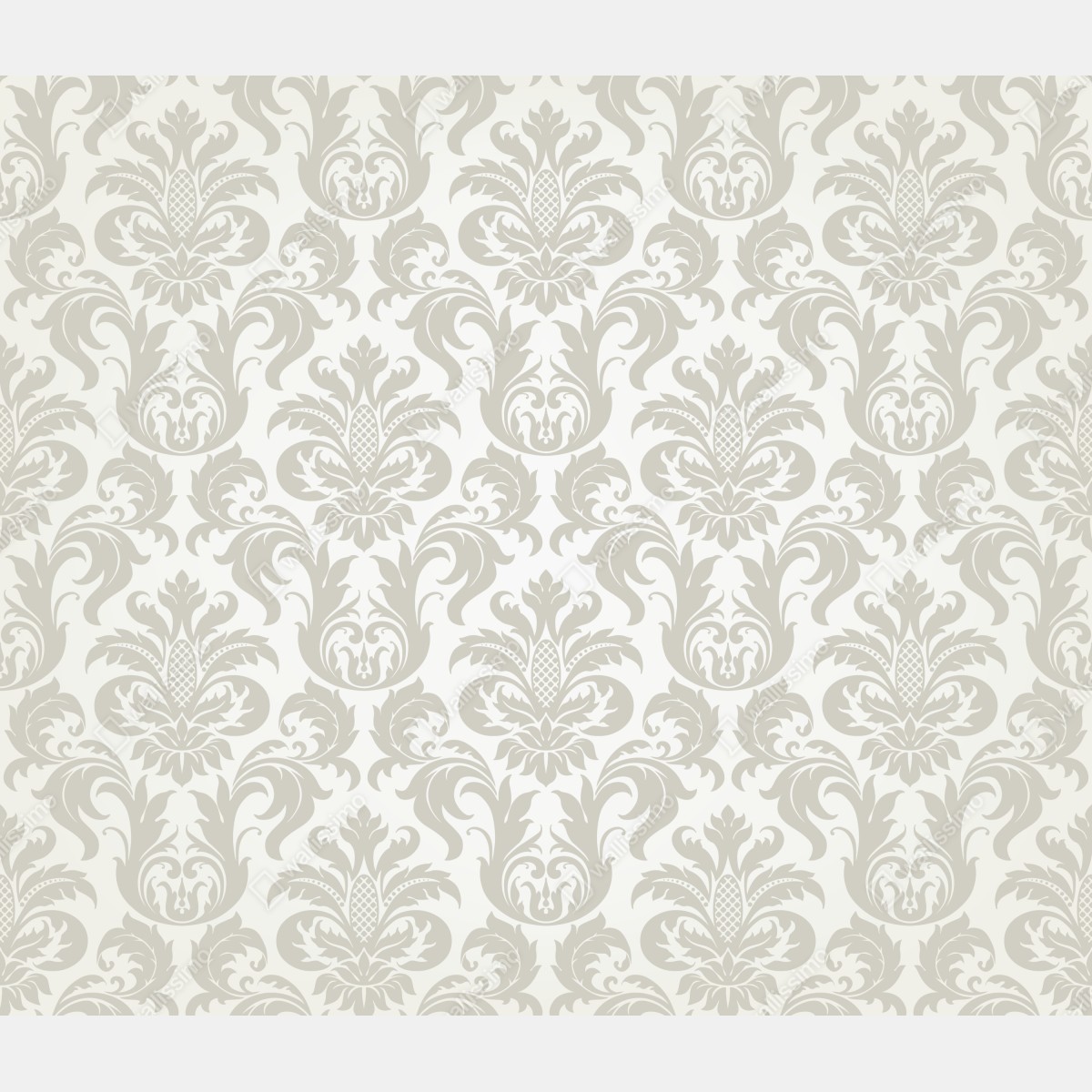Fototapeta elegancki beżowy wzór damask – Wallissimo® Fototapeta elegancki beżowy wzór damask – Wallissimo®