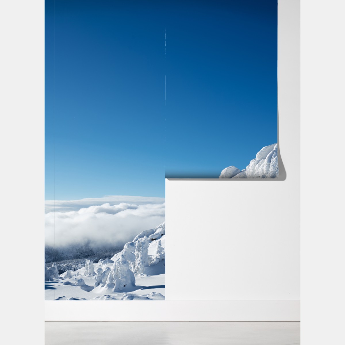 Fototapeta spokojny zimowy krajobraz górski – Wallissimo® Fototapeta spokojny zimowy krajobraz górski – Wallissimo®