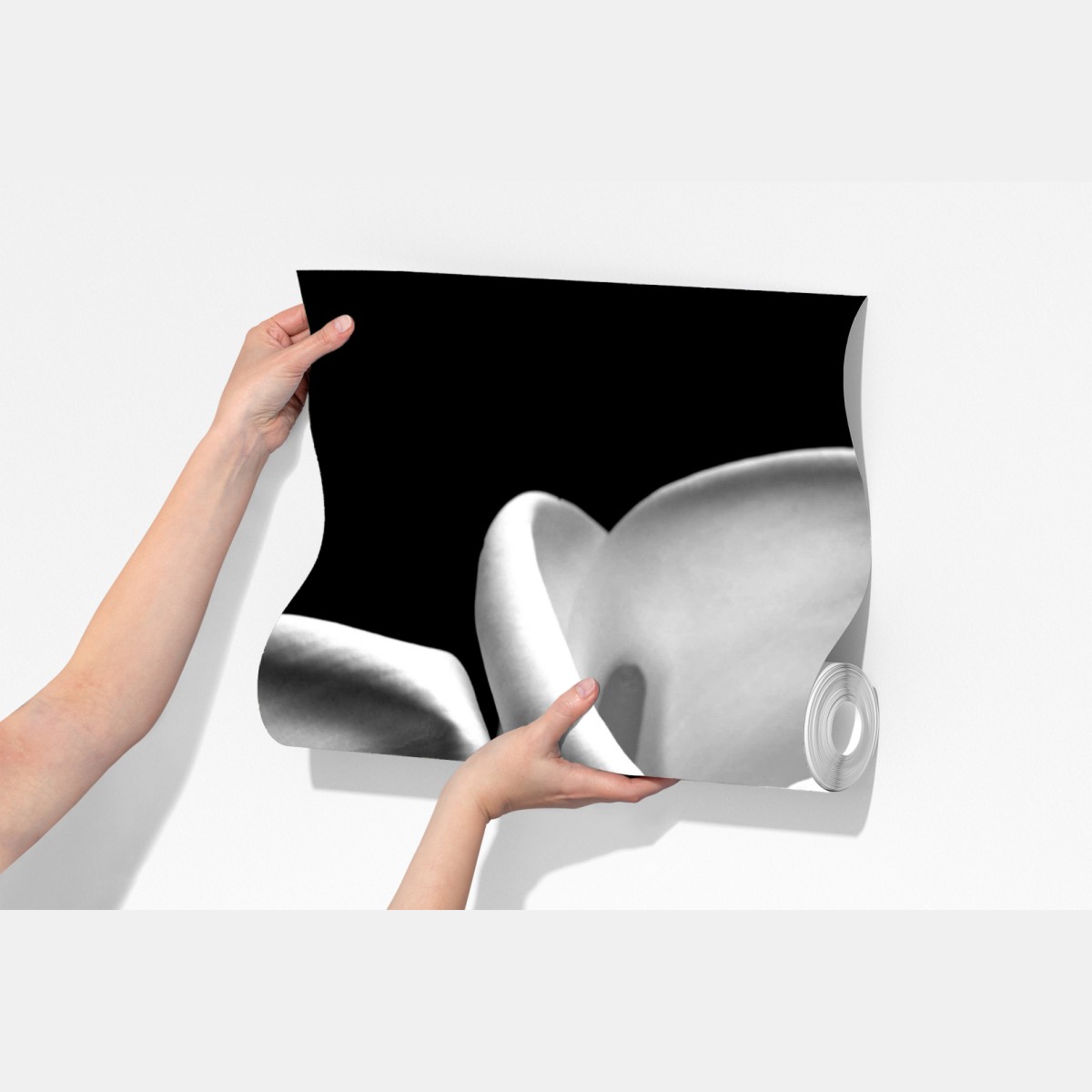 Fototapeta eleganckie kielichy kalii w monochromie – Wallissimo® Fototapeta eleganckie kielichy kalii w monochromie – Wallissimo®