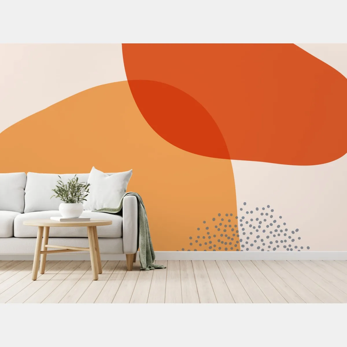 Fototapeta ciepłe abstrakcyjne formy – Wallissimo® Fototapeta ciepłe abstrakcyjne formy – Wallissimo®