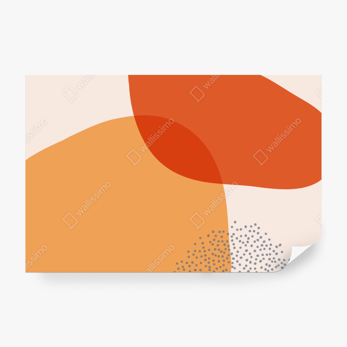 Fototapeta ciepłe abstrakcyjne formy – Wallissimo® Fototapeta ciepłe abstrakcyjne formy – Wallissimo®