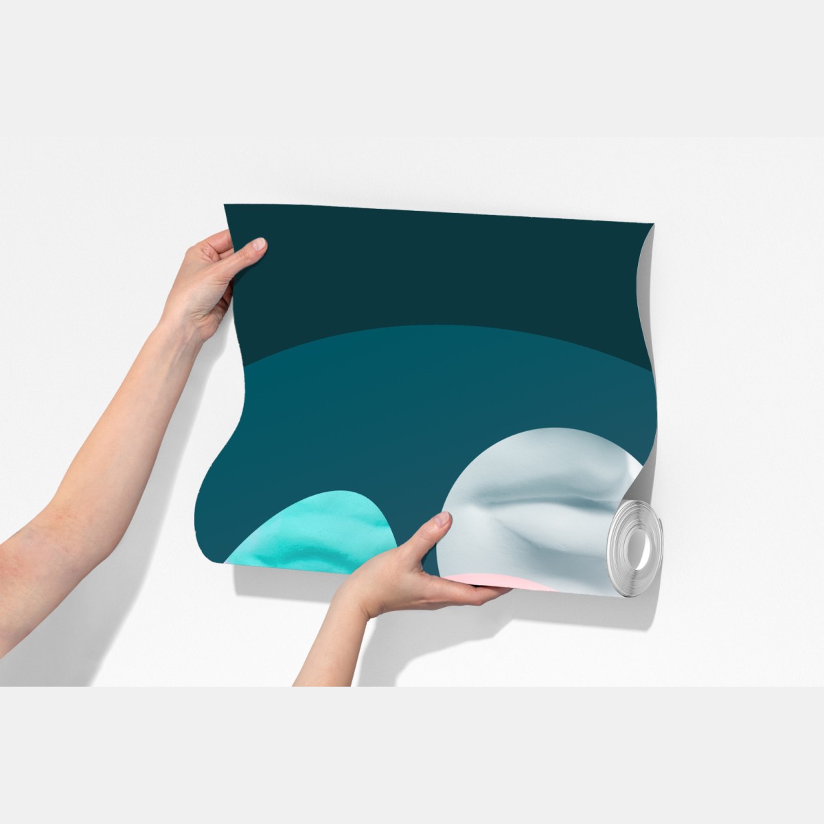 Fototapeta surrealistyczna klasyczna twarz w duotonie – Wallissimo® Fototapeta surrealistyczna klasyczna twarz w duotonie – Wallissimo®