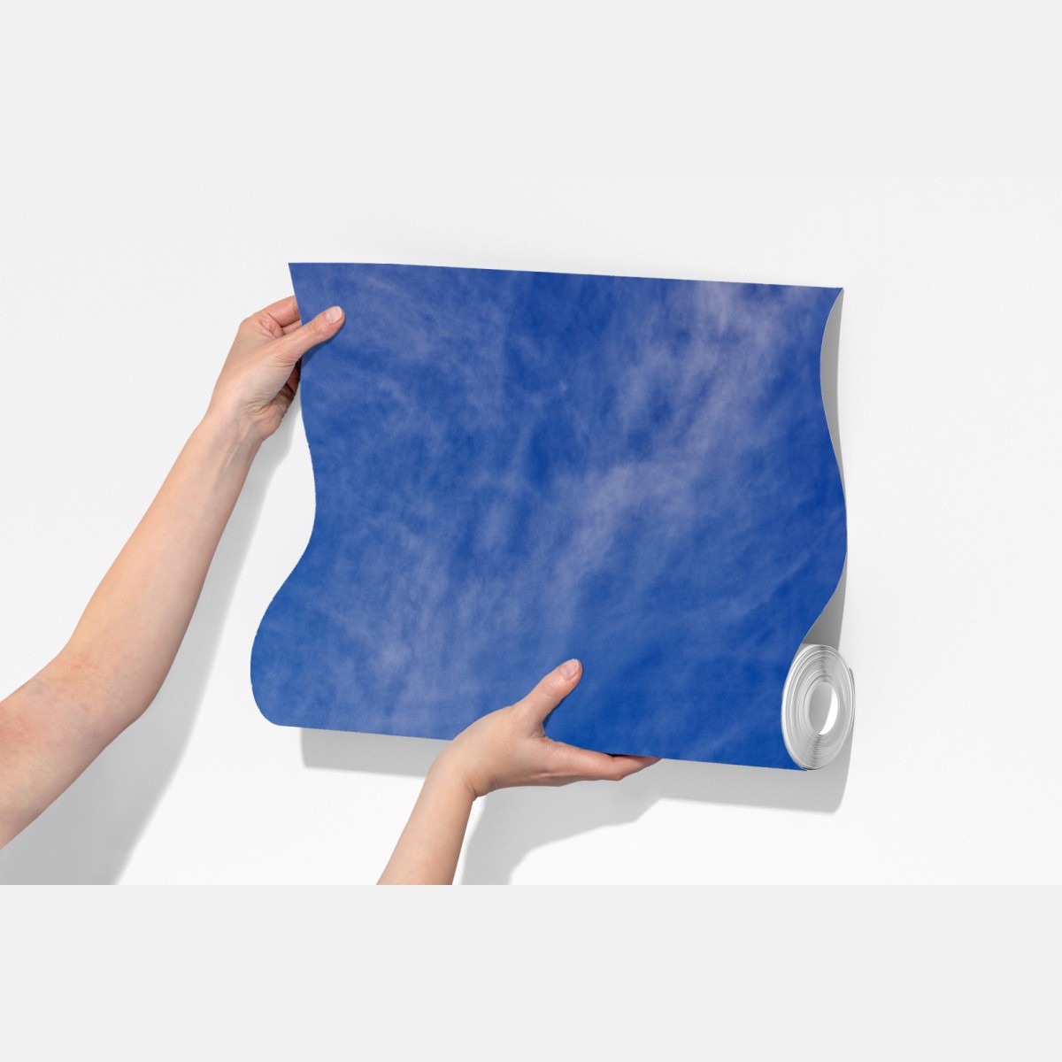 Fototapeta spokojna łąka pod błękitnym niebem – Wallissimo® Fototapeta spokojna łąka pod błękitnym niebem – Wallissimo®