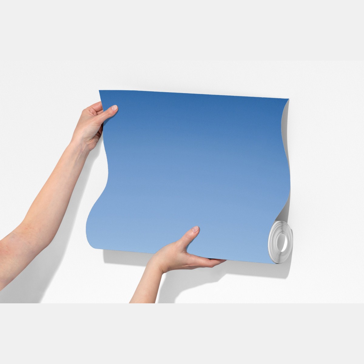 Fototapeta mglisty niebieski szczyt górski – Wallissimo® Fototapeta mglisty niebieski szczyt górski – Wallissimo®