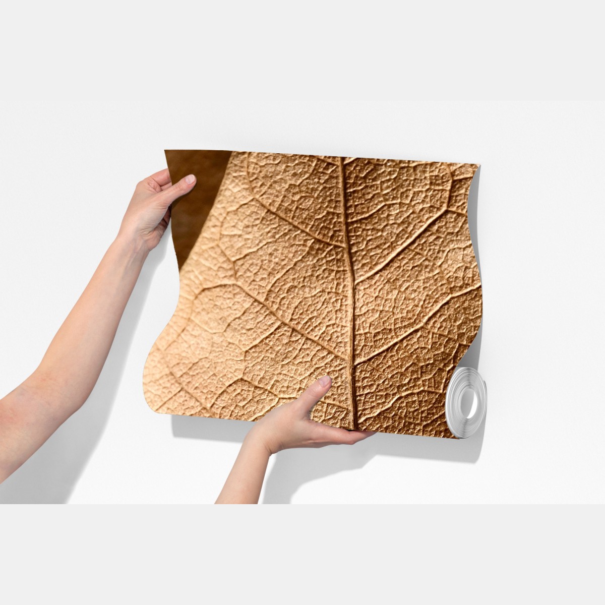 Fototapeta tekstura suchego liścia w zbliżeniu – Wallissimo® Fototapeta tekstura suchego liścia w zbliżeniu – Wallissimo®