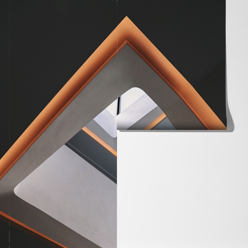 Fototapeta minimalistyczne geometryczne wnętrze z świetlikiem – Wallissimo® Fototapeta minimalistyczne geometryczne wnętrze z świetlikiem – Wallissimo®