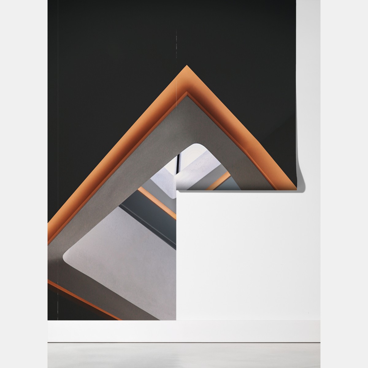 Fototapeta minimalistyczne geometryczne wnętrze z świetlikiem – Wallissimo® Fototapeta minimalistyczne geometryczne wnętrze z świetlikiem – Wallissimo®