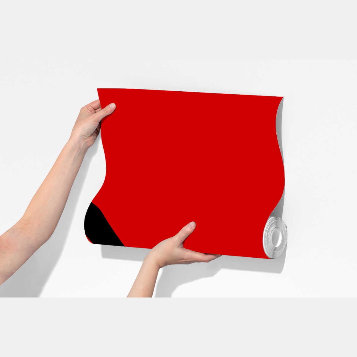 Fototapeta odważna czerwono-czarna sylwetka – Wallissimo® Fototapeta odważna czerwono-czarna sylwetka – Wallissimo®