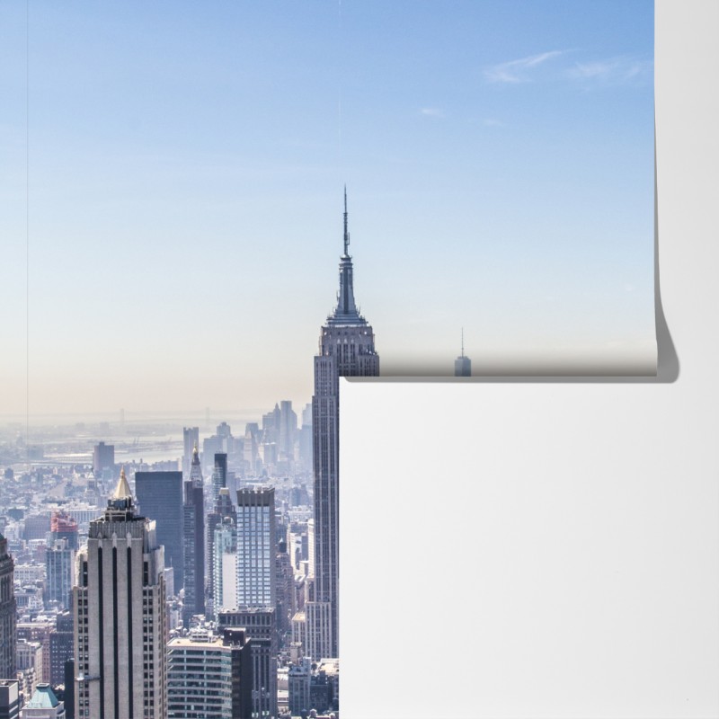 Fototapeta panorama Nowego Jorku z Empire State Building – Wallissimo® Fototapeta panorama Nowego Jorku z Empire State Building – Wallissimo®