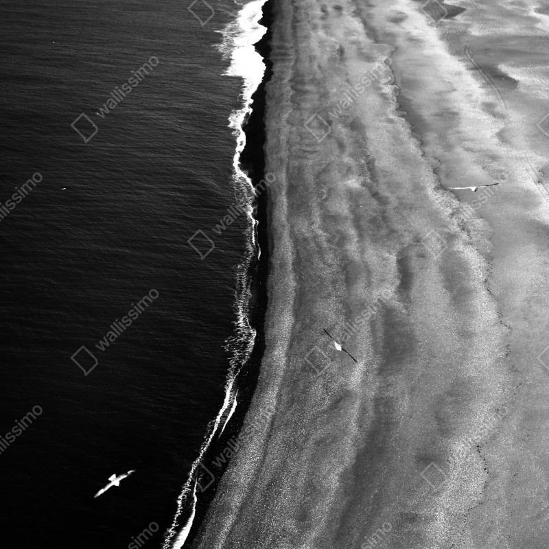 Fototapeta monochromatyczne wybrzeże z lotu ptaka – Wallissimo® Fototapeta monochromatyczne wybrzeże z lotu ptaka – Wallissimo®