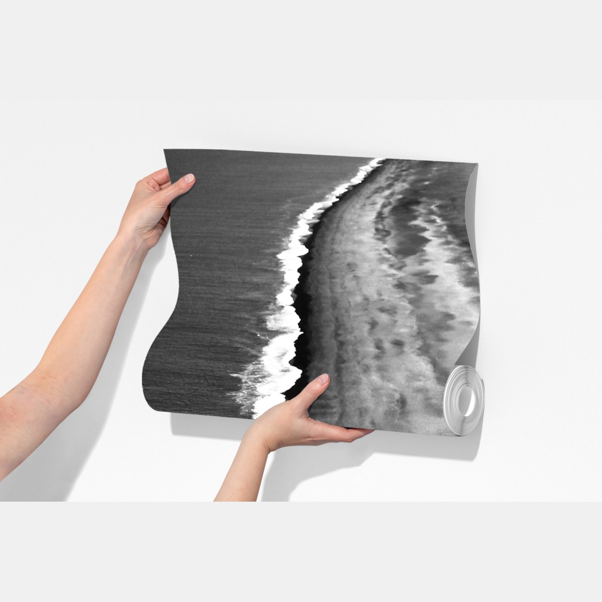 Fototapeta monochromatyczne wybrzeże z lotu ptaka – Wallissimo® Fototapeta monochromatyczne wybrzeże z lotu ptaka – Wallissimo®